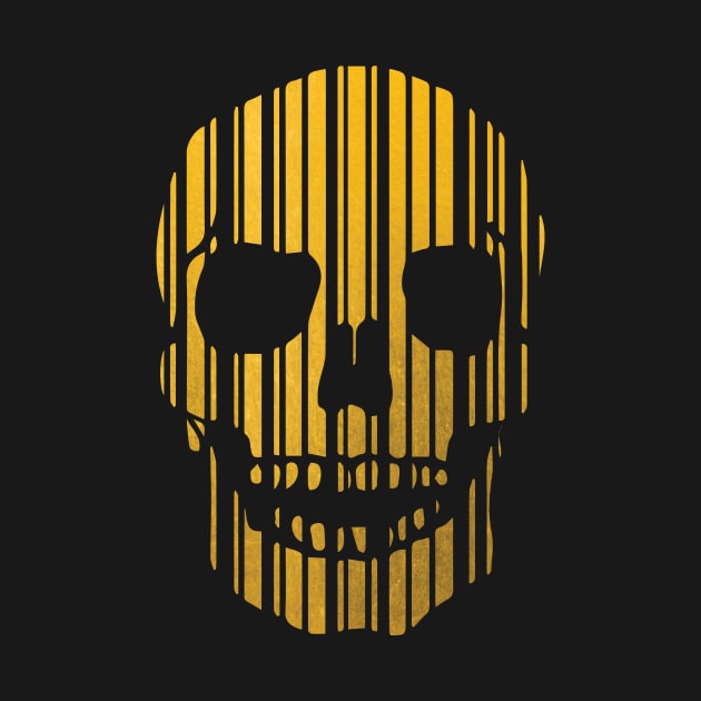 golden skull by janvimar