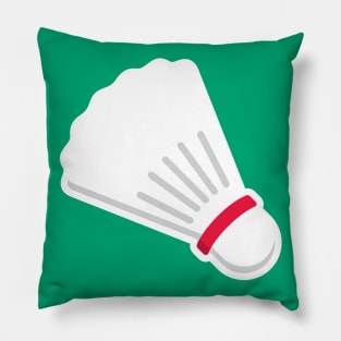 Badminton Shuttlecock Icon Pillow