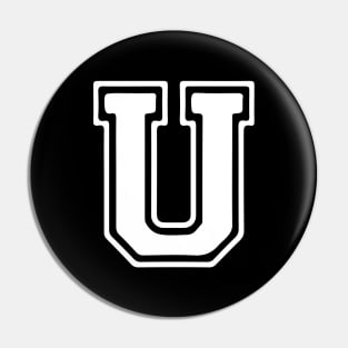 Letter U Pin