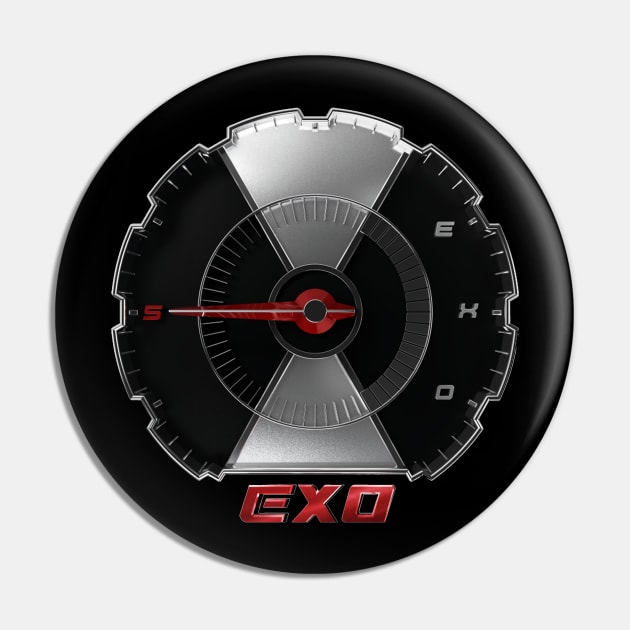 EXO Tempo Logo Pin by hallyupunch