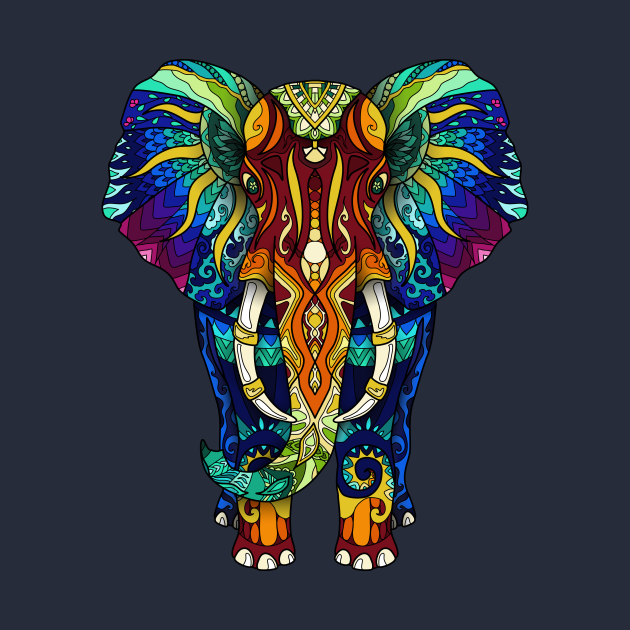 Elephant Warrior - Elephant - T-Shirt | TeePublic