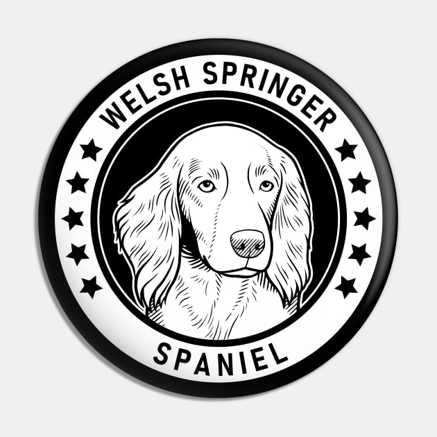 Welsh Springer Spaniel Fan Gift Pin by millersye