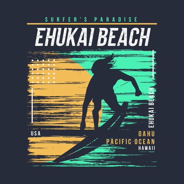 Retro Surfing Ehukai Beach Oahu Hawaii // Vintage Surfer Beach // Surfer's Paradise by Now Boarding