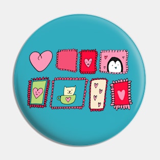 Cute Valentines Frames Pin