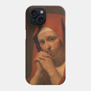 Praying Woman by Caesar van Everdingen Phone Case