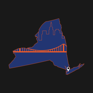 Mets T-Shirt - New York Baseball by doctorheadly