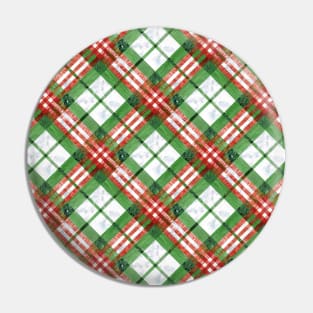 BG - Traditional green tartan Pin