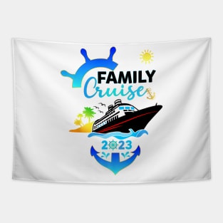 Cruise Family Vacation Matching Group Crew Squad 2023 Tapestry