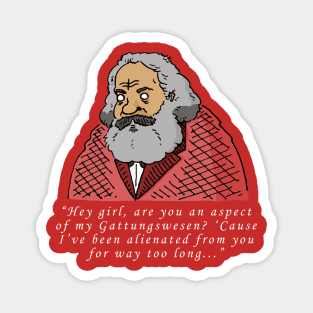 Karl Marx Pick-Up Line Magnet