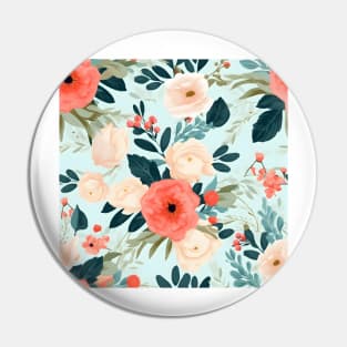 Wedding Flowers Pattern 4 Pin