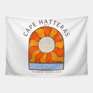 Cape Hatteras, NC Summertime Vacationing Burning Sun Tapestry