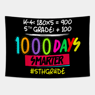 1000 Days Smarter Fifth 5th Grade Teacher Student School Tapestry