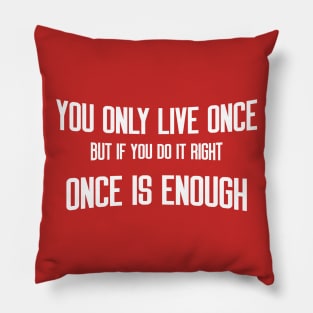 quote live Pillow