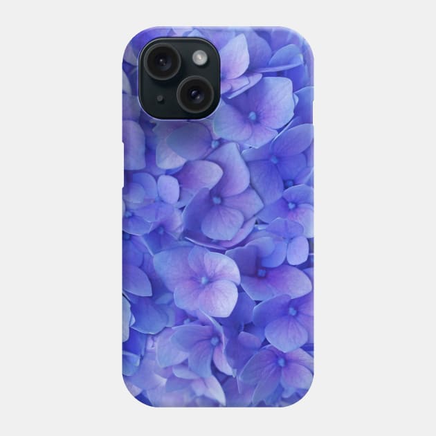 Hydrangea blue Phone Case by CatyArte