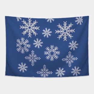 Christmas Snowflakes Tapestry