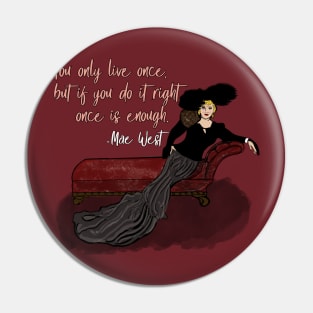 The Great Mae West Pin