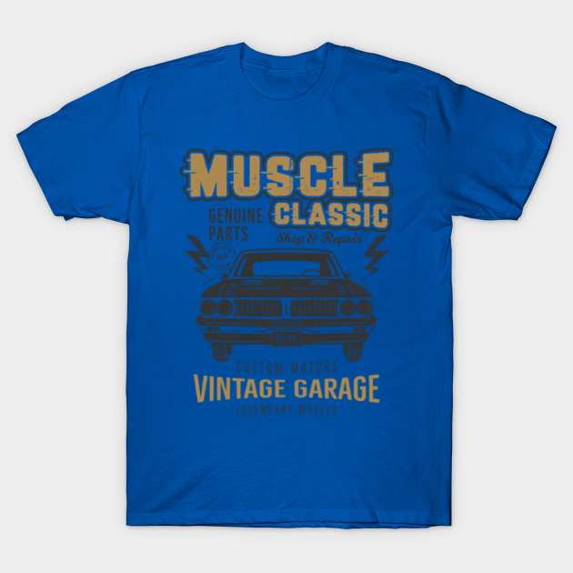 Muscle classic vintage car - Muscle Car - T-Shirt | TeePublic