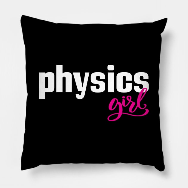 Physics Girl Pillow by ProjectX23Red