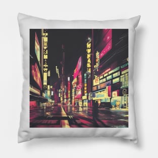 Tokyo Neon - Night Scenario - Cool Pillow