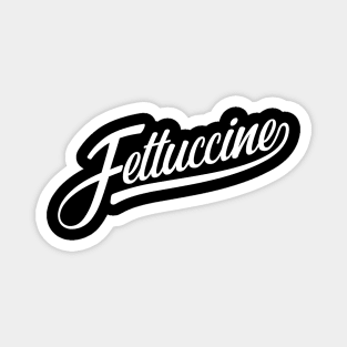 Fettuccine, funny baseball style italian pasta Magnet