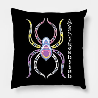 Asabikeshiinh (spider) Bigender Pride Pillow