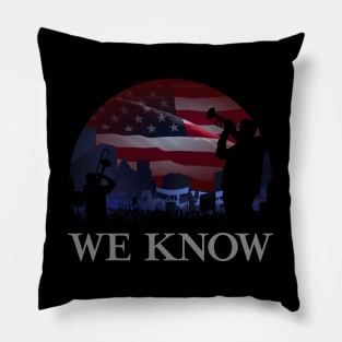 We Know - Jericho Protest - White Pillow