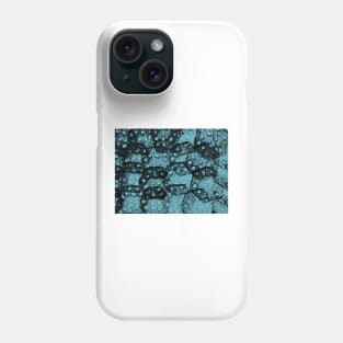 HEXAGONS and BLUE DOTS ... CHAOS or ORDER Phone Case