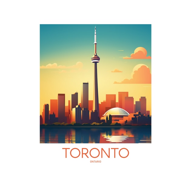 TORONTO by MarkedArtPrints