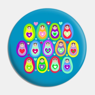 Russian dolls matryoshka (5) Pin