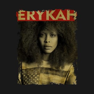 TEXTURE ART- Erykah Badu - RETRO STYLE T-Shirt