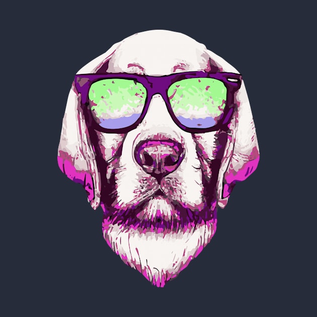 Hipster Labrador Retro Dog Lover Retriever by BetterManufaktur
