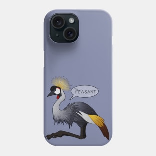 Snooty Crowned Crane Phone Case