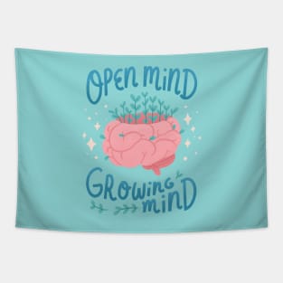 Open Mind Growing Mind Tapestry