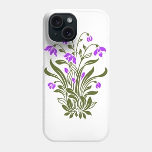 Purple Wildflowers Phone Case