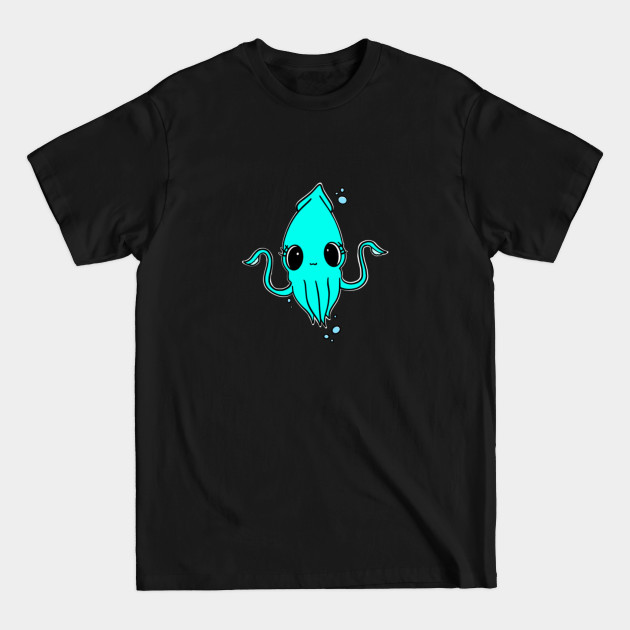 Disover Cute Blue Cuttlefish - Cuttlefish Lovers - T-Shirt