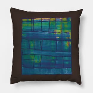 Liminal Space in Indigo Weave Pillow