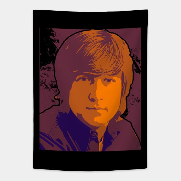 John lennon, brown Tapestry by Degiab