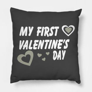 My First Valentine's Day Pillow