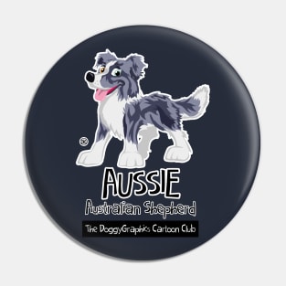 Aussie CartoonClub - Merle Pin