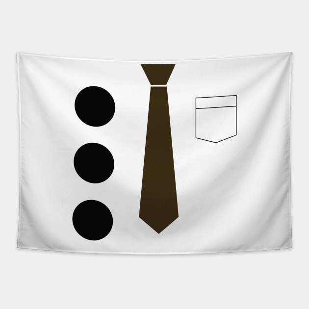 3-Hole Punch Jim Halloween Costume Tapestry by TossedSweetTees