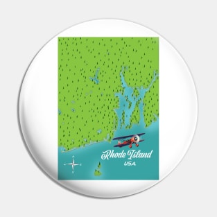 rhode island USA map Pin