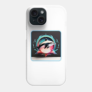 Dolphin Print, Animal design, Dolphin Gift Phone Case