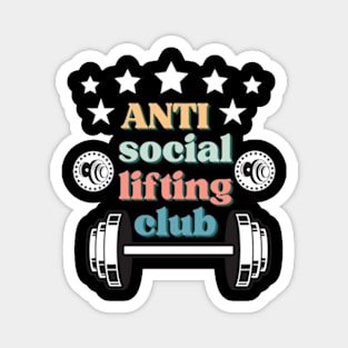 anti social lifting club Magnet