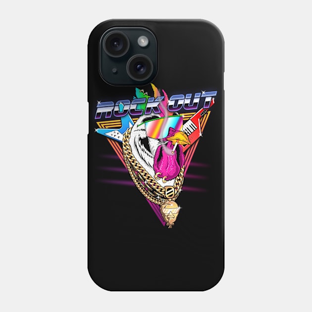 Rock Out Phone Case by wolfkrusemark