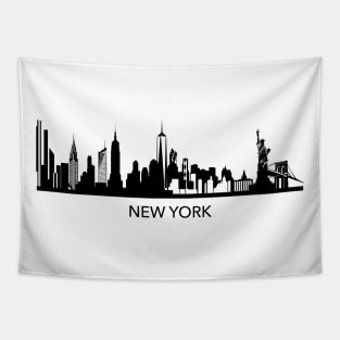 New York Skyline Tapestry