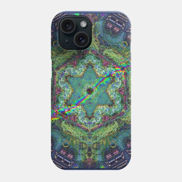 Metatronic Motion - Green Energy Phone Case by Boogie 72