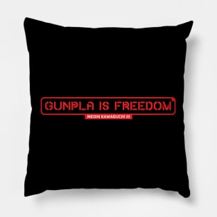 Gunpla is Freedom! Pillow