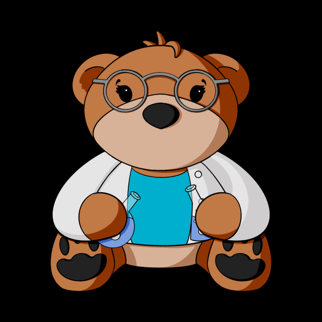 Scientist Teddy Bear by Alisha Ober Designs