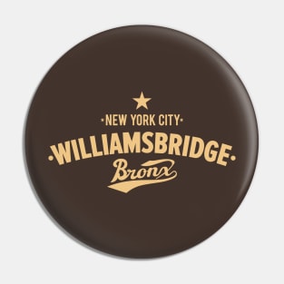 Williamsbridge NYC Visions - Unique Bronx Apparel Pin