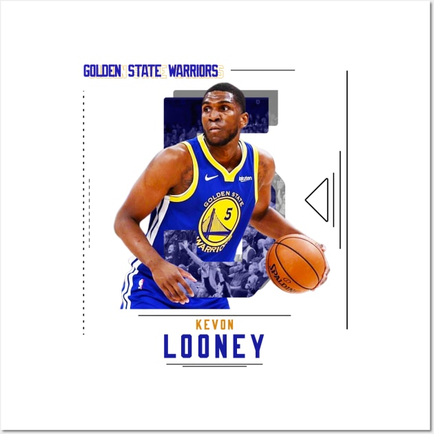 Kevon Looney Basketball Paper Poster Warriors 2 - Kevon Looney - Sticker